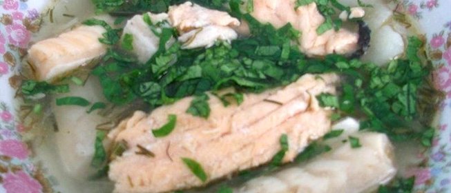 Уха из красной рыбы эконом вариант