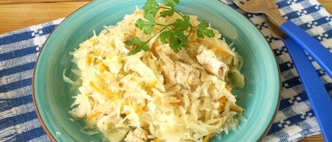 Солянка с курицей