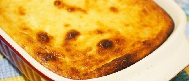 Сырная запеканка