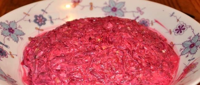 Чеснок со свеклой