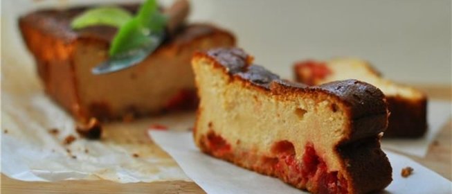 Творожная запеканка с белым шоколадом