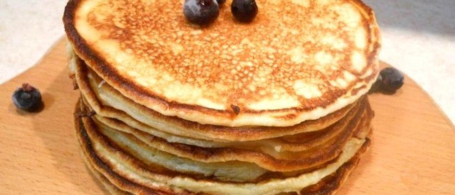 Блины на кефире с манкой