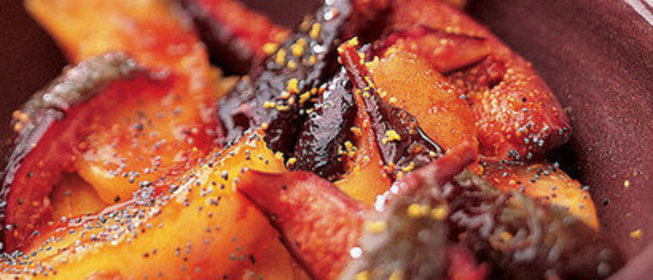 Рагу из инжира и яблок