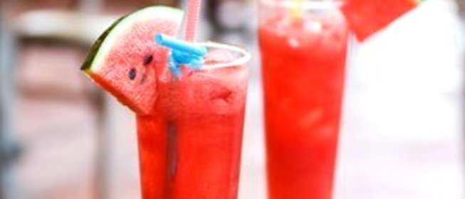 Арбузно-имбирный коктейль