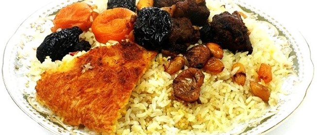 Азербайджанский плов с бараниной и каштанами