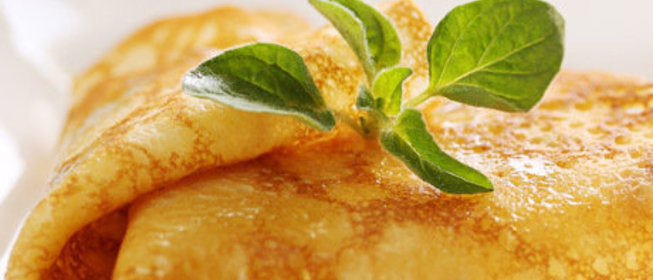 Ажурный блин с нежным творогом