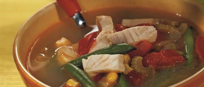 Суп из морского окуня