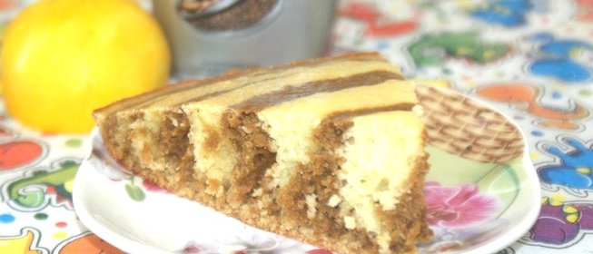 Лимонно - кофейный манник