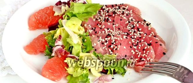 Салат с тунцом