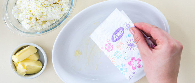 Запеканка из творога с зеленью