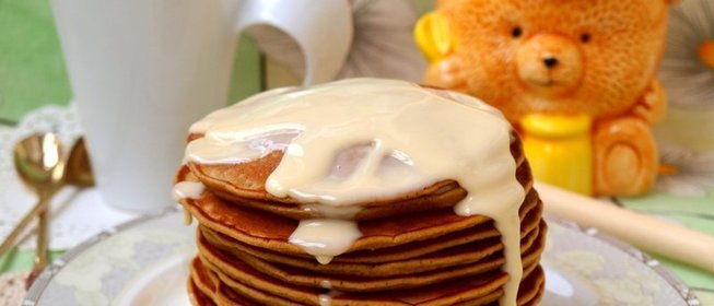 Медово-кофейные панкейки