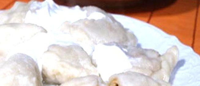 Вареники с курицей и капустой