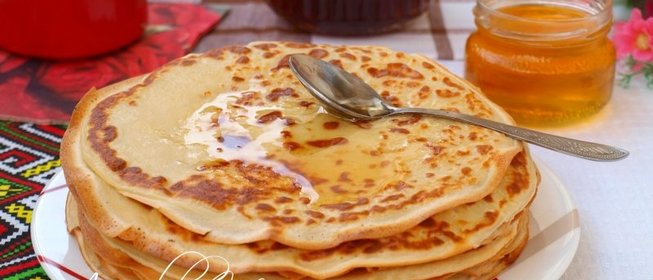 Блинчики на ряженке