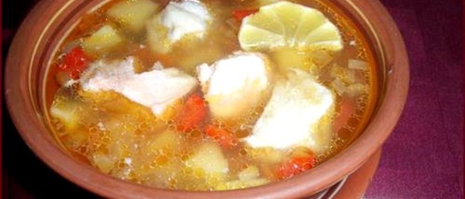 Уха из семги