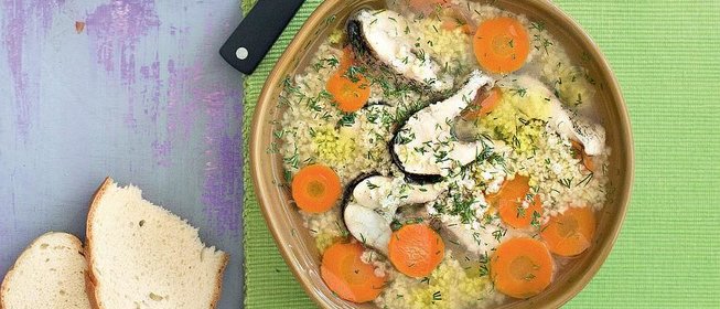 Двойная уха из щуки