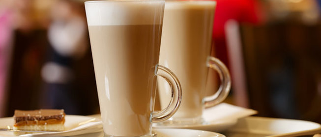 Латте с белым шоколадом