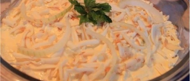 Салат с куриной грудкой