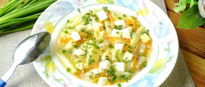 Рыбный суп из хека