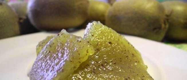 Желе из киви