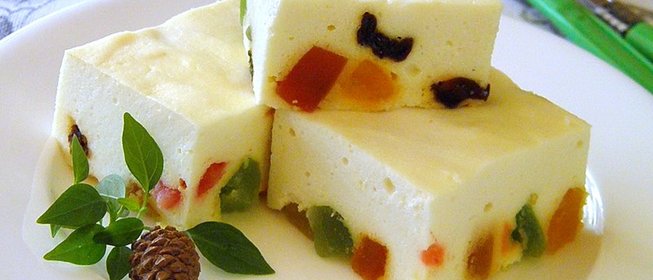 Творожная запеканка с цукатами