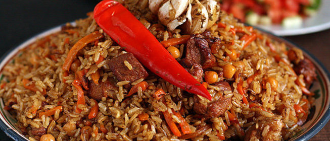 Плов из баранины с нутом