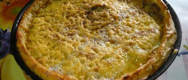 Картофельная запеканка с грибами в духовке