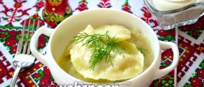 Вареники постные с свежей капустой