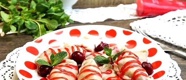 Вареники с вишнями