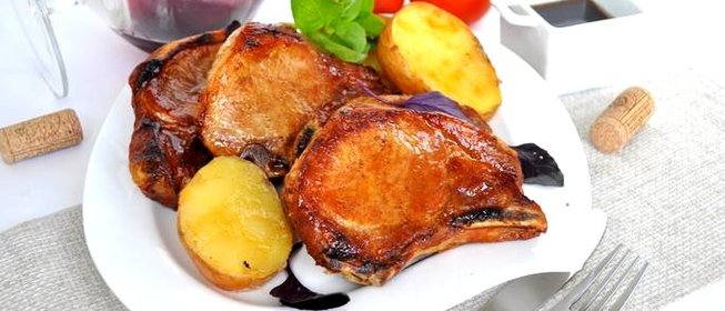 Свинина в соусе Jack Daniel’s