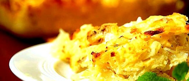 Запеканка из сырого картофеля