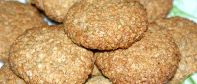 Овсяное печенье с семечками