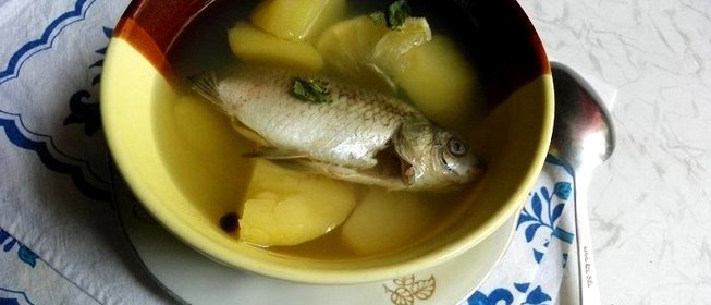 Домашняя уха с сельдереем