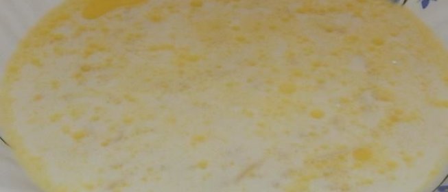 Молочный суп с вермишелью