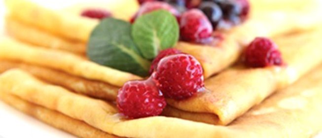 Блины с топленым маслом