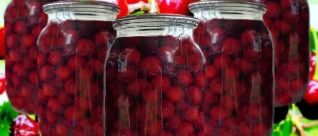 Компот из черешни на зиму
