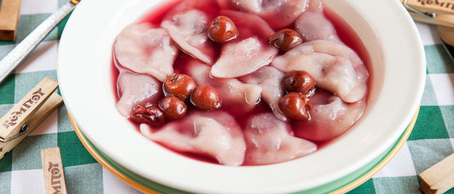 Вареники с вишней