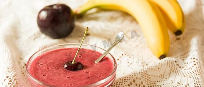 Смузи Дуэт банана и сливы