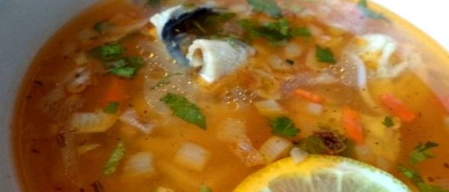 Рыбный суп из наваги