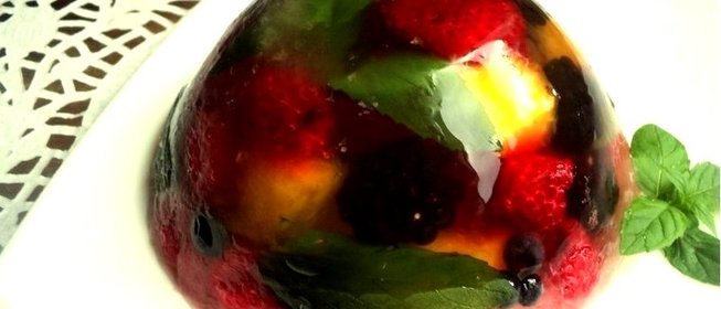 Фруктово ягодное желе