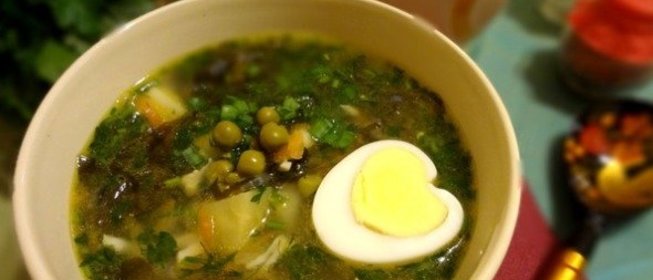 Суп из морской капусты