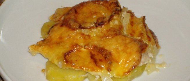 Свинина по-французски с картофелем