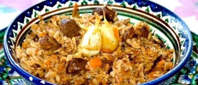 Плов из баранины по-узбекски