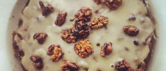 Лучший кофейный бисквит с грецкими орехами