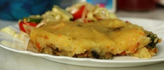 Постная запеканка из овощей