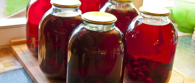 Вишневый компот