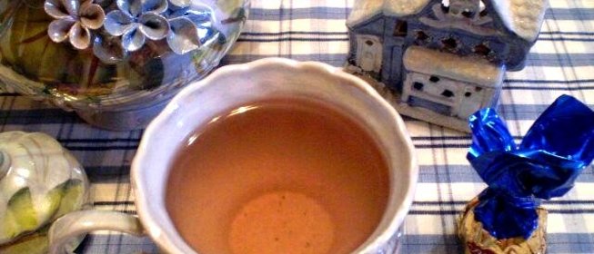 Мятно-имбирный чай с калиной