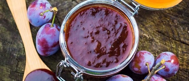 Джем из слив и яблок