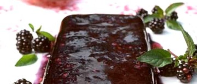 Ежевичное желе с красным вином