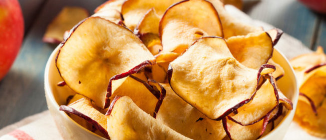 Яблочные чипсы