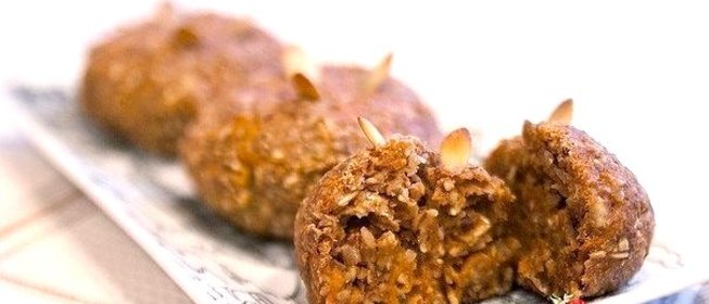 Морковно-банановое печенье из овсяных хлопьев